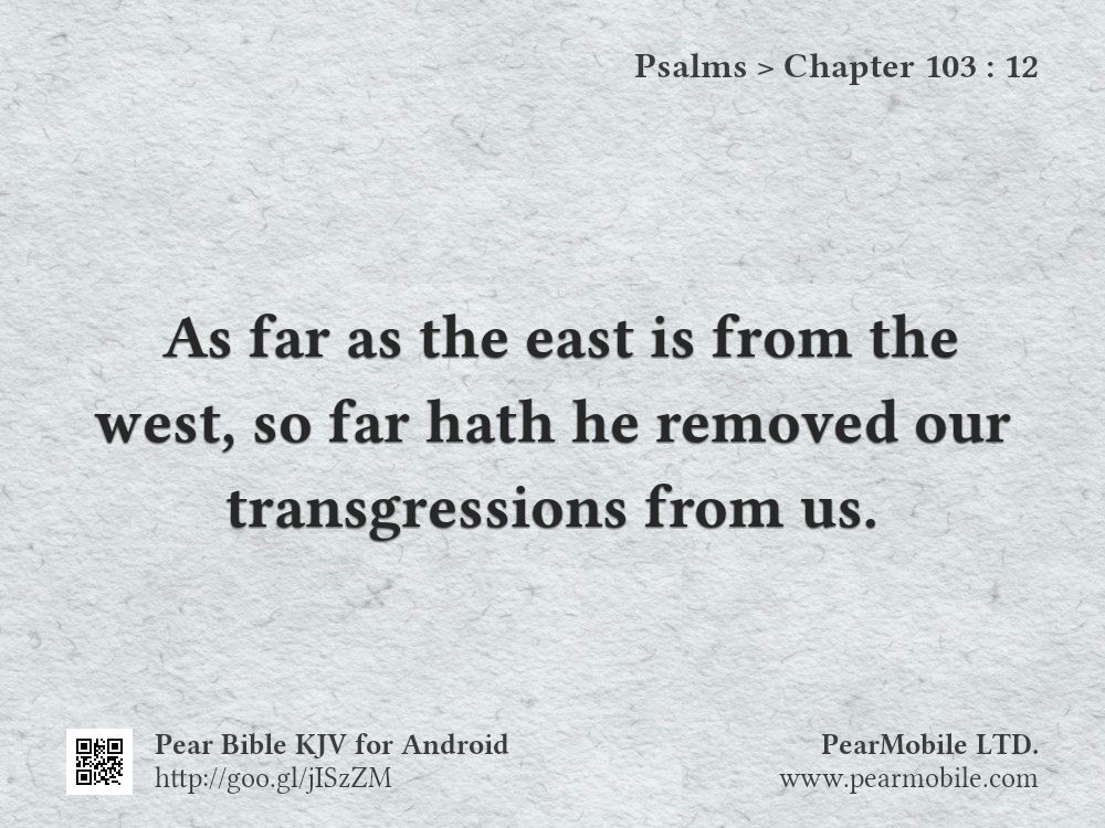 Psalms, Chapter 103:12